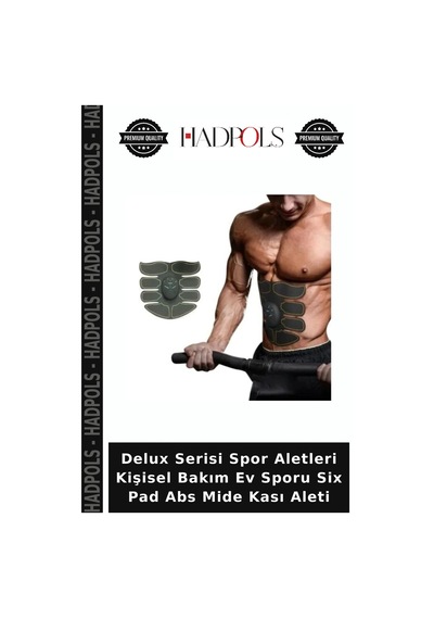Delux Serisi Spor Aletleri Kişisel Bakım Ev Sporu Six Pad Abs Kası Aleti