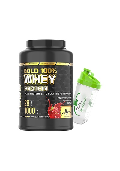 Torq Nutrition Gold Whey Protein Çilek Aromalı 1000 G