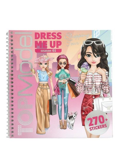 Dress Me Up Alışveriş Turu Kıyafet Çıkartma Defteri Çok Renkli