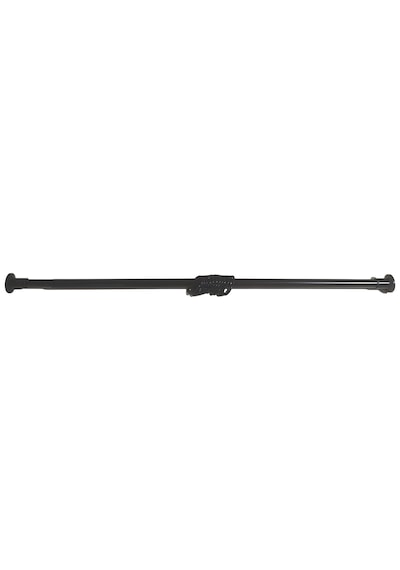 Zethome Banyo Perde Borusu 90cm-130 Cm Siyah Duş Perde Askısı Duş Borusu Metal Siyah