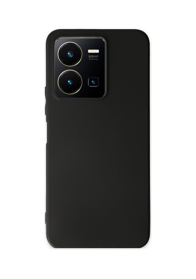 Vivo Y35 Uyumlu Kılıf First Silikon - Siyah