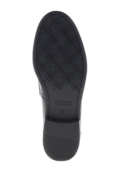 Guess Beliso Kadın Deri Loafer Ayakkabı Fltbsolea14 Siyah