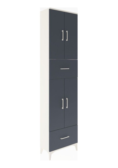 Arges Dolap 6 Raflı 2 Çekmeceli 4 Kapaklı 60x30x243 Aytaşı-an... Aytaşı