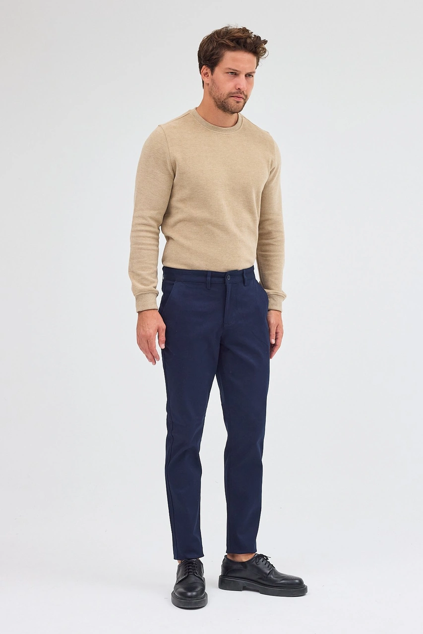 İmza Koyu Lacivert Yan Cep Düz Paça Pamuklu Slim Fit Chino Casual Pantolon 1003255155 Koyu Lacivert İmza Koyu Lacivert Yan Cep Düz Paça Pamuklu Slim Fit Chino Casual Pantolon 1003255155 Koyu Lacivert