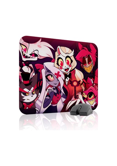 Hazbin Hotel Kaymaz Dikişli Kauçuk Oyuncu Mousepad V2 - 48x40 Xl Gaming Mouse Pad Fare Altlığı
