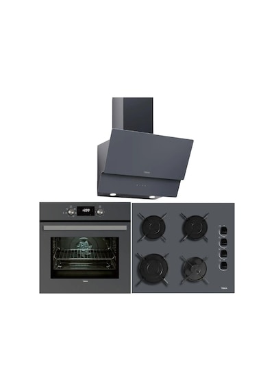 Teka HAK 625 ST - GBE 64002 KBC ST - ATV 60 PRO ST Ankastre Set Gri