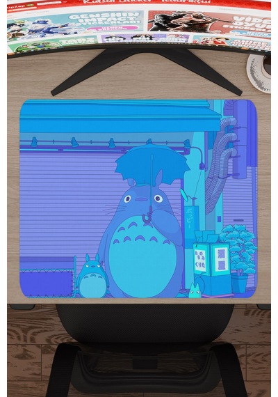 Totoro Anime V3 - 48x40 Xl Gaming Kauçuk Kaymaz Taban Mouse Pad Fare Altlığı