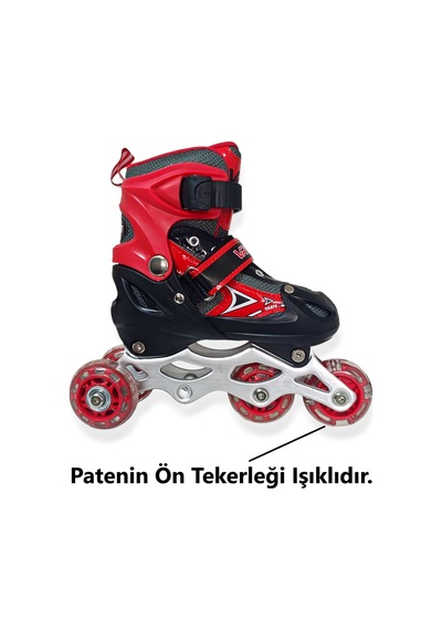 Çantalı Işıklı Numara Ayarlanabilen Çocuk Pateni Tek Sıra Ve 2+1+1 Teker Paten Pembe Kırmızı Mavi Kırmızı Çantalı Işıklı Numara Ayarlanabilen Çocuk Pateni Tek Sıra Ve 2+1+1 Teker Paten Pembe Kırmızı Mavi Kırmızı