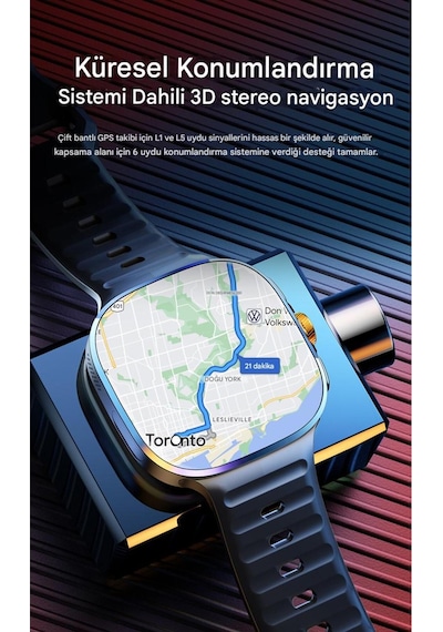 5g Android Akıllı Saat Sım Kartlı Wifi Nfc Gps Amoled Ekran Spor Ve Sağlık Tracker
