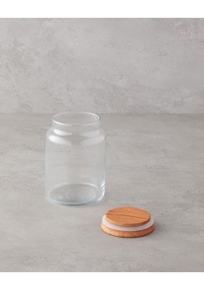Belle Cam Kavanoz 890 Ml Natural Naturel