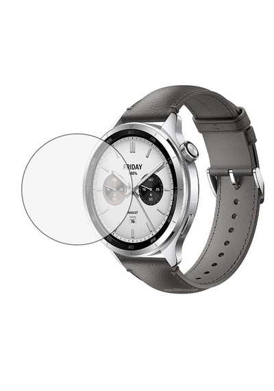 Microcase Xiaomi Watch S4 İçin Tam Kaplayan Kavisli Ekran Koruyucu 3d Pet Film - Siyah Al3385