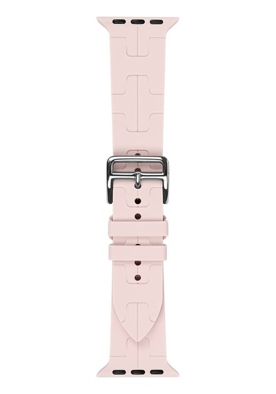 Apple Watch 7 45mm Uyumlu Silikon Kordon Krd-92 - Starlight - T29721