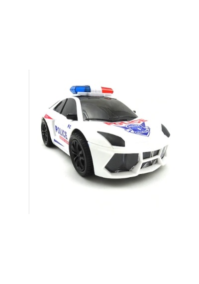 Matchbang Pilli Polis Arabası 3d Işıklı Oyuncak Sesli Işıklı Poli