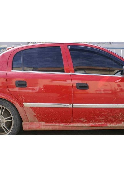 Opel Astra G Krom Cam Çıtası 4 Kapı P.çelik 1998-2004 Arası
