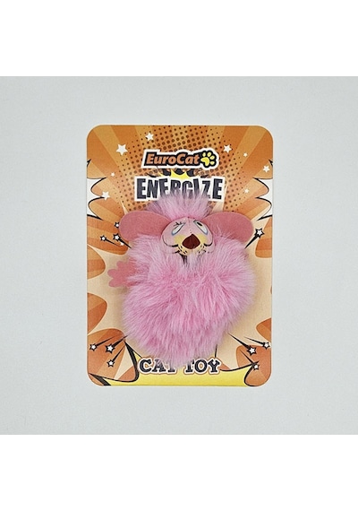 Eurocat - 579 - Kedi Oyuncağı Pembe - Csmo-tex - Tüylü Fare