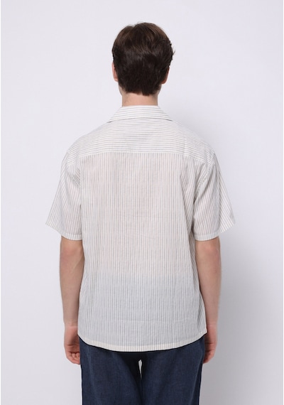 Colin's Colins Boxy Fit Shirt Neck Çizgili Erkek Mavi Kısa Kol Gömlek Cl1074067 Q1.v1 Bsd Blue Strıped Colin's Colins Boxy Fit Shirt Neck Çizgili Erkek Mavi Kısa Kol Gömlek Cl1074067 Q1.v1 Bsd Blue Strıped