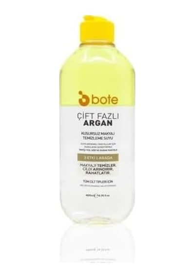 Bote Skin Care Çift Fazlı Makyaj Temizleme Suyu 400 Ml Argan