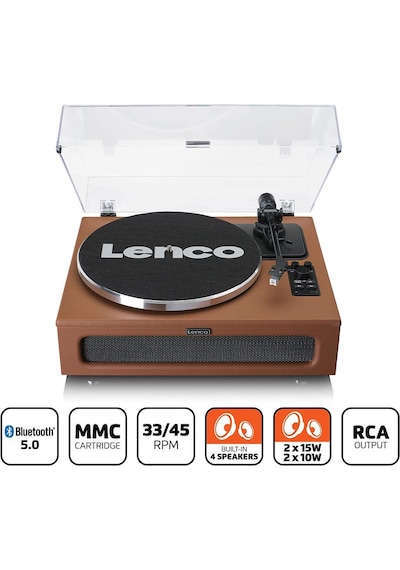 Lenco LS-430BN 4 Dahili Hoparlörlü Bluetooth Plak Çalar