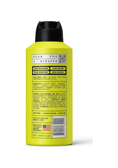 W Labs Original Sprey Deodorant 100ml