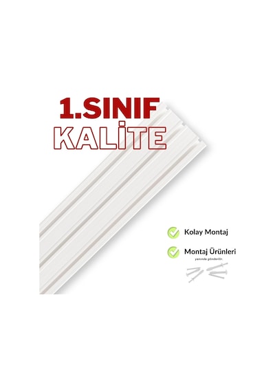 Bilarch 3 Raylı Korniş Perde Rayı Kaliteli Sağlam Ambalaj 320 Cm Çok Renkli