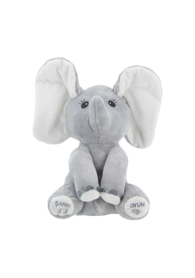 Babycim Cee Ee Oyuncu Fil Jumbo Eğitici Peluş Fil Sesli Hareketli