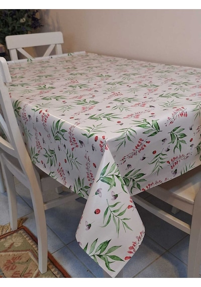Elyaflı Pvc Masa Örtüsü Modern, Dayanıklı, Silinebilir Ve Şık Görünüm Mrl91 Çok Renkli
