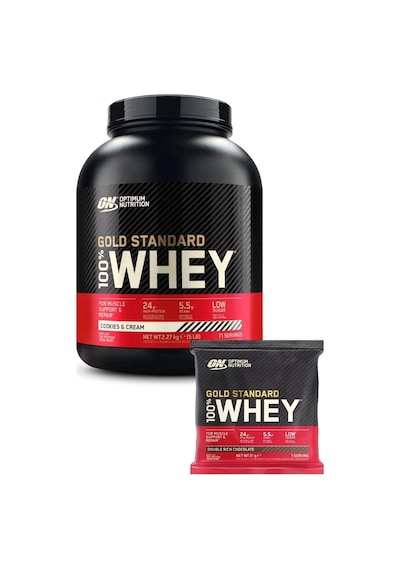 100% Whey Gold Standard Kurabiye Ve Krema Aromalı 2.27kg 71 Servis Yüksek Protein Tozu - 100% Whey Gold Standard Çikolata Aromalı Şase 31g 1 Servis çikolata