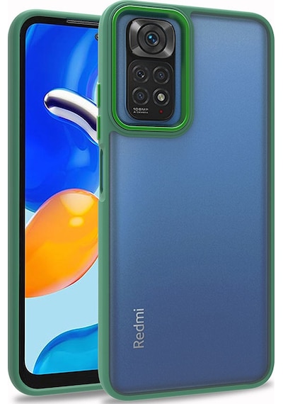 Xiaomi Redmi Note 11 Pro 5g Kılıf Zore Flora Kapak Yeşil