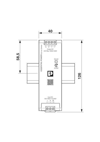 Phoenıx Contact Güç Kaynağı Ps-ee-2g/1ac/24dc/5a/120w/sc