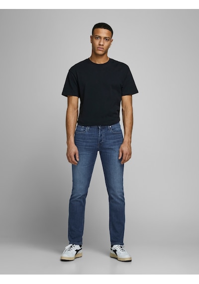 Jack & Jones Erkek Glenn 814 Slim Fit Jean Blue Denim