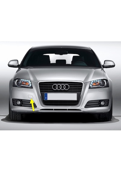 Audi A3 09-12 Ön Tampon Çekme Demiri Kapağı Çeki Kapak 8P0807241B