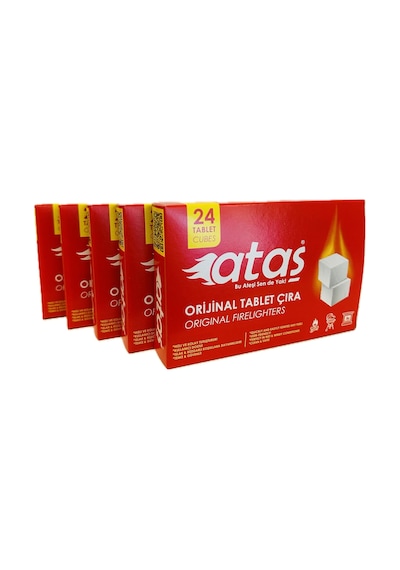 Ataş Bbq Mangal Kömür Tutuşturucu Tablet Çıra 5'li Paket