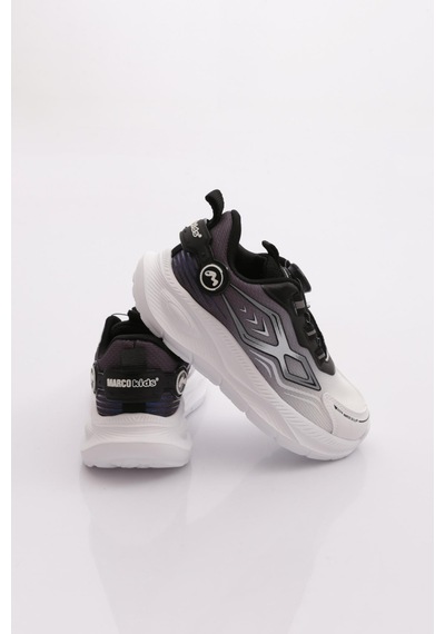 Marco Kids 05-26y512 Çocuk Filet Spor Ayakkabı Beyaz Siyah