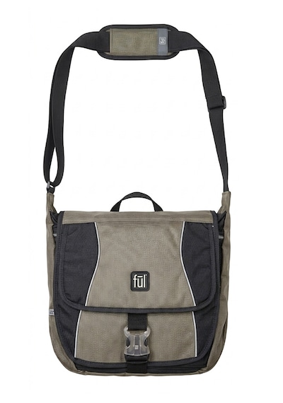Ful - Noble Haki-siyah Gündelik Spor Messenger Omuz Çantası Haki/siyah