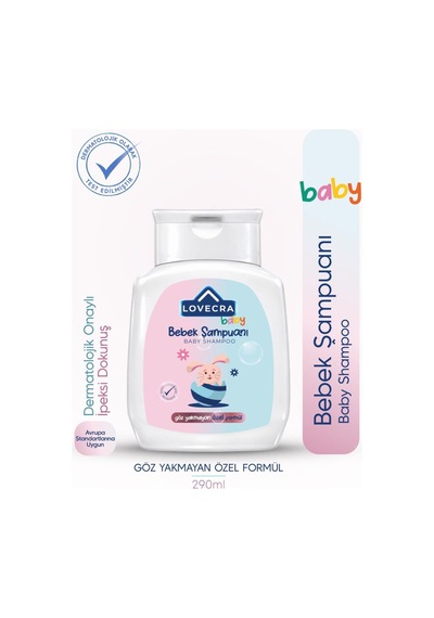 Bebek Şampuanı Göz Yakmayan Nazik Temizleyici Paraben Alkol Sles Silikon İçermez 290 Ml
