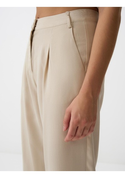 Jimmy Key Taş Dar Paça Normal Bel Kargo Cepli Gabardin Pantolon 4ww02210990928 Taş