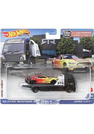 Hot Wheels Team Transport 23 Mustang Rtr Spec 5 Ve Aero Lift 50 Modal Araba
