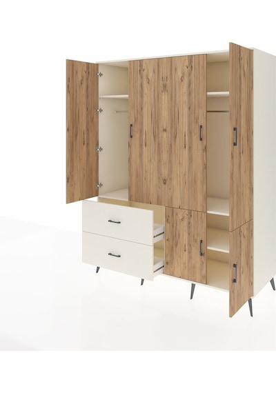 Kronos Gardrop 5 Raflı 2 Çekmeceli 2 Askılı 176x59x221 Aytaşı-çam/aytaşı Çam/aytaşı Kronos Gardrop 5 Raflı 2 Çekmeceli 2 Askılı 176x59x221 Aytaşı-çam/aytaşı Çam/aytaşı