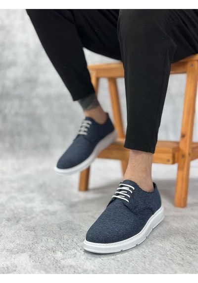 DMR Elegance Ba0003 Bağcıklı Klasik Spor Keten Lacivert Beyaz Taban Casual Erkek Ayakkabı Rekli DMR Elegance Ba0003 Bağcıklı Klasik Spor Keten Lacivert Beyaz Taban Casual Erkek Ayakkabı Rekli
