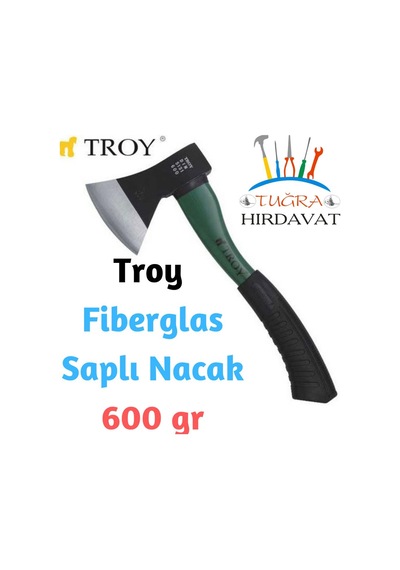 Troy 27220 Nacak (600Gr) Fiberglas Saplı Ergonomik Balta