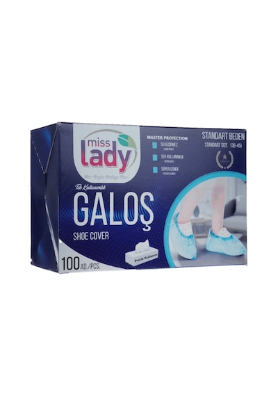 Miss Lady Standart Galoş 100 Adet