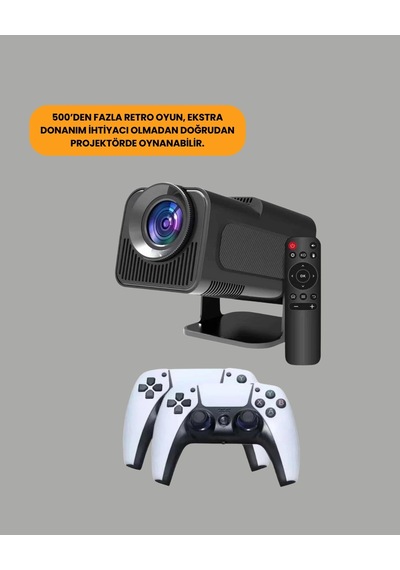 Wifi6 Bluetooth 5.4 Destekli Led Projektör - Hcs350pro