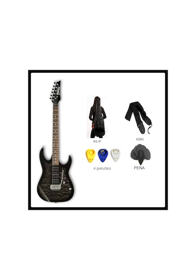 Ibanez Grx70Qa-Tks Black Sunburst Elektro Gitar