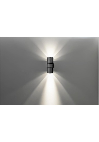 Çiftli Çağlayan Aplik Ip54 Dış Mekan Zita Beyaz, Günışığı, Yeşil, Turuncu Işık Bahçe Aydınlatma Duvar Apliği + 2 Adet Gu10 Led Ampul Beyaz Diğer