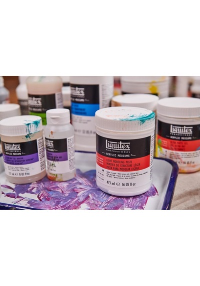 5708 Professional Gloss Gel Medium, Akrilik Boyalar İçin, Akrilik Boyaların Parlaklığını, Parlaklığını Ve Şeffaflığını Artırır - 237ml Kap, Şeffaf