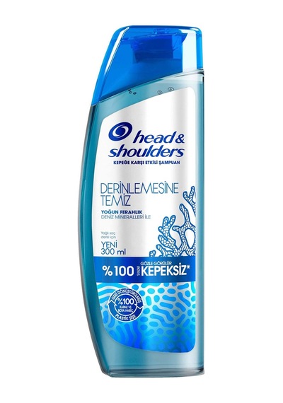 Head And Shoulders Derinlemesine Temiz Şampuan Saç Derisi Detoksu 300 Ml - 4 Adet Tarı