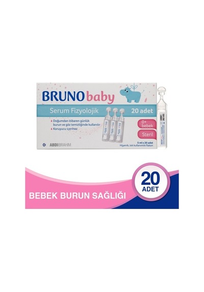 Bruno Baby Serum Fizyolojik 20 Flakon - Abdi İbrahim