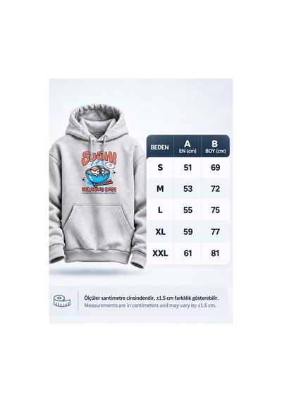 North Whiskers Relaxing Day Sushi Baskılı Unisex Hoodie Eğlenceli Streetwear Sweatshirt Gri - 929986183 Gri - 929986183 Gri North Whiskers Relaxing Day Sushi Baskılı Unisex Hoodie Eğlenceli Streetwear Sweatshirt Gri - 929986183 Gri - 929986183 Gri