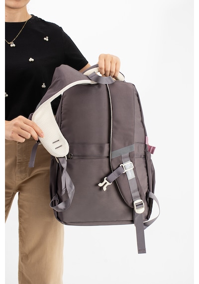 Ventis Qualty Okul Çantası Su Geçirmez Klinkır Kumaş Unisex Sırt Çantası Model 1g Açik Vizon