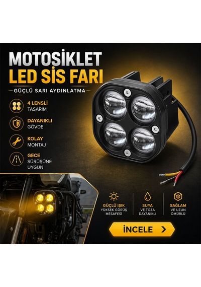 Xtechnx Xtechn022740 Powermaster Pm-22740 45w Motosiklet Sis Lambası